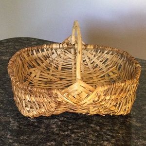 Wicker Basket with Handle